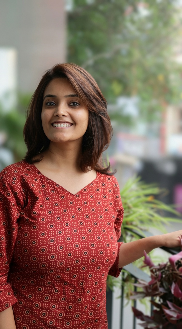 A softly layered bob finished at Salon Nayana