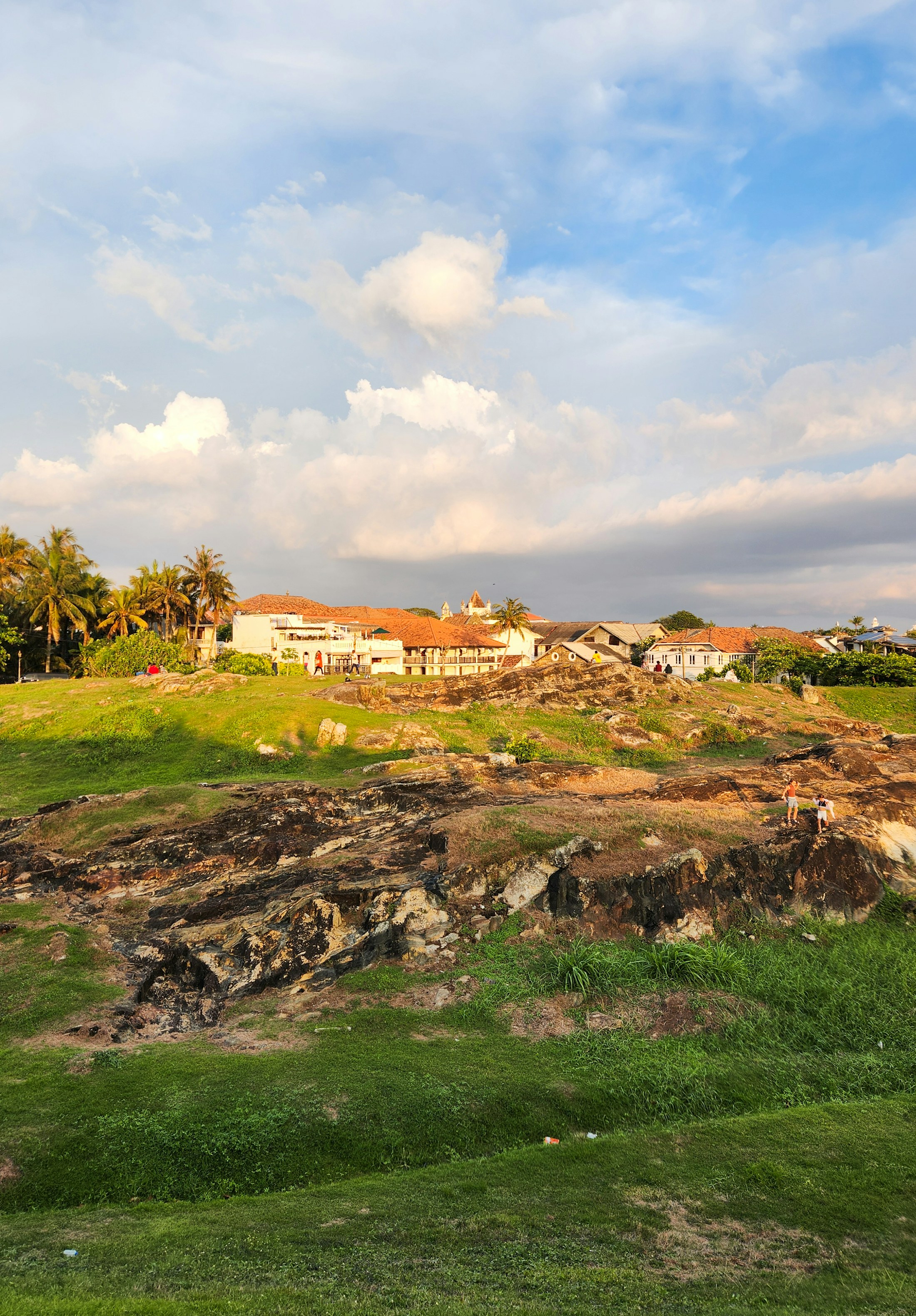 Galle Fort beside the Indian Ocean in Sri Lanka